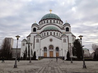 セルビアの首都ベオグラードにある聖サヴァ大聖堂