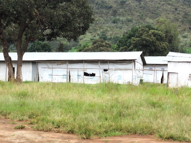 マハマ・ブルンジ難民キャンプ（2015年8月撮影）。8月26日時点で4万3000人のブルンジ難民が暮らす