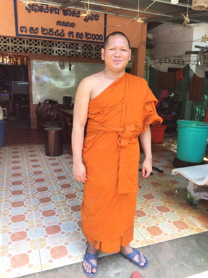 ８歳で出家し、ポランカ寺で修行をするダヴィットさん。ポランカ寺では175人の僧侶が生活する