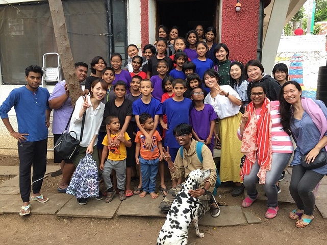 スパーシュが運営する施設で生活する子どもたち（インド・プネー）