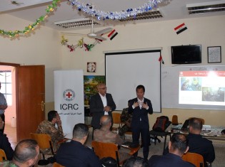 イラクで活動するICRC（提供：ICRC）