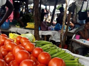 ザンビアの市場