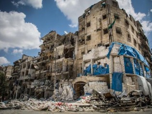 空爆を受けたシリア・アレッポの病院。2016年に撮影（写真提供：国境なき医師団）